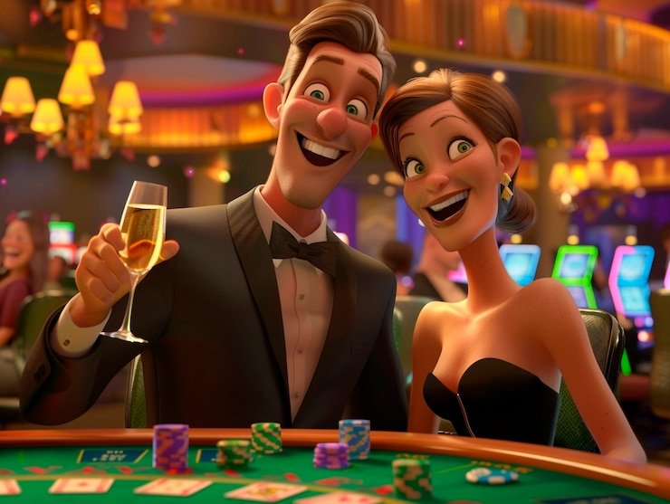 Antarmuka permainan Live Blackjack di layar ponsel dengan kontrol yang mudah diakses